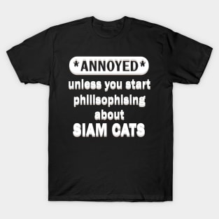 Siam cat hair kitten mom T-Shirt